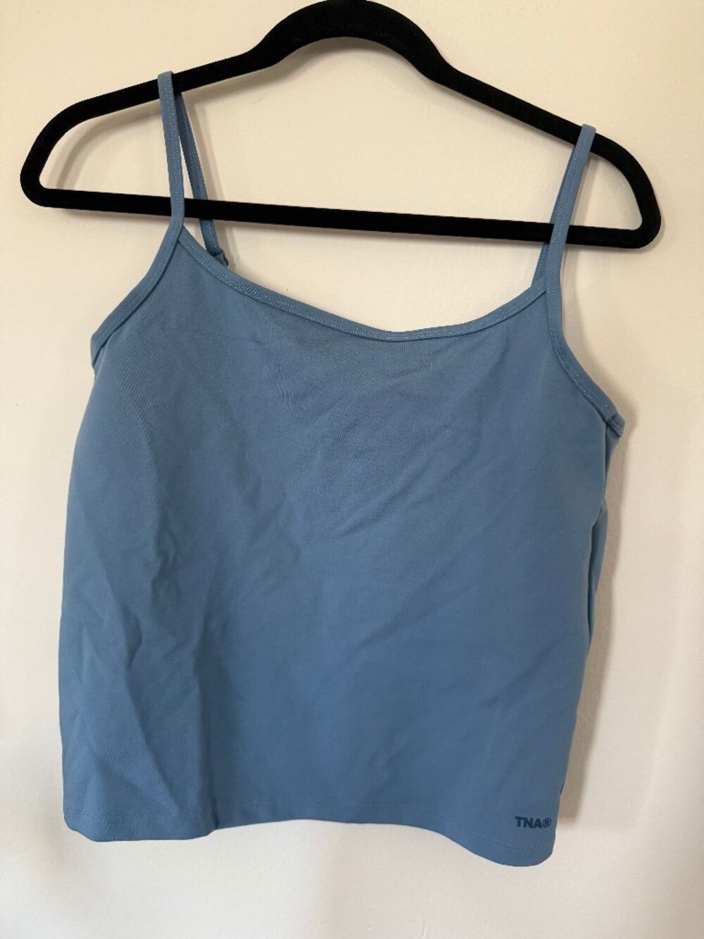 TNA Spaghetti Strap Cami Dusty Blue Size L